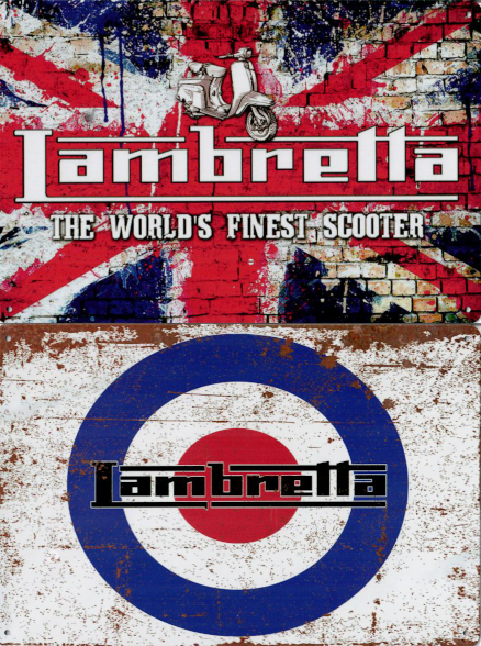2 Pack Lambretta - Old-Signs.co.uk